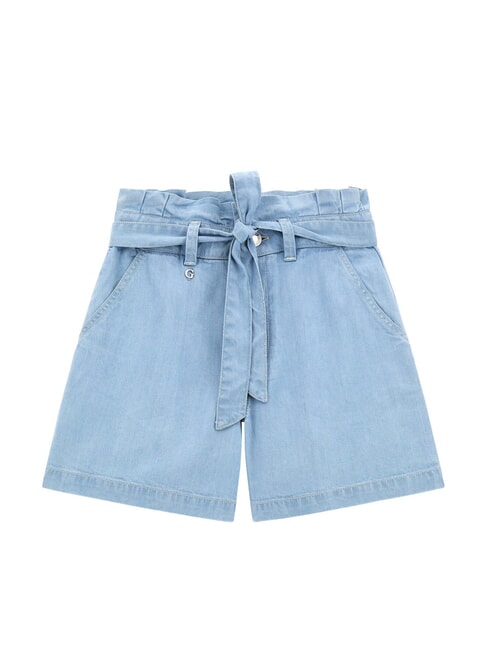 GUESS MINI ME KIDS Bermuda with bow lull light - Children's trousers