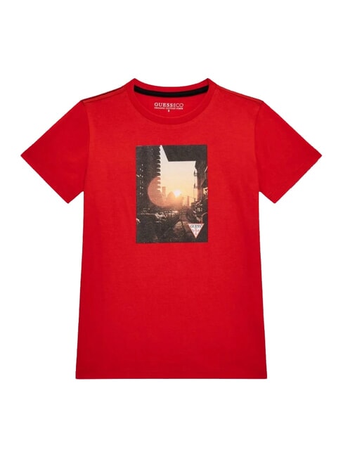 GUESS KIDS Photographic Print T-Shirt rapid red - Child T-shirt