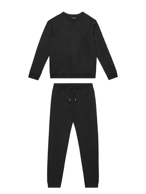 GUESS KIDS Complete tracksuit sweatshirt and trousers jetbla - Children's tracksuits