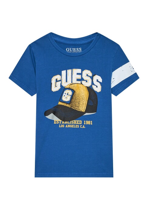 GUESS KIDS Baseball cap print T-shirt royal cobalt - Child T-shirt