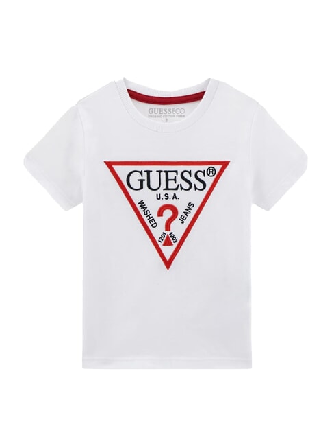 GUESS KIDS Iconic Print T-Shirt purwhite - Child T-shirt
