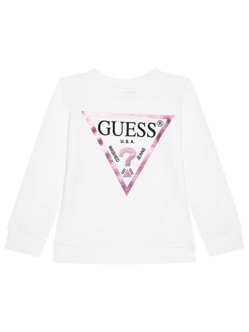 GUESS CORE KIDS Crewneck sweatshirt with print true white a000 - Baby Sweatshirt