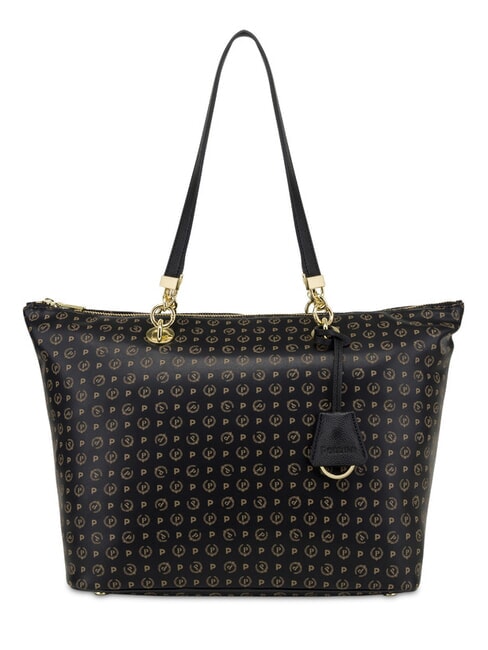 POLLINI HERITAGE Soft touch shopping bag Black - Women’s Bags