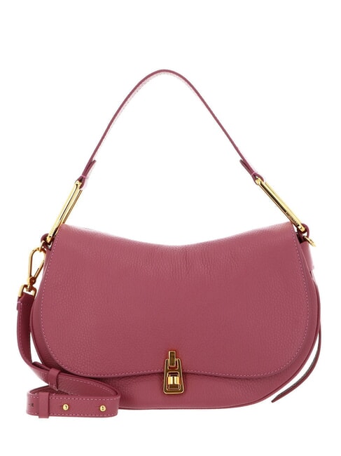 COCCINELLE MAGIE SOFT Leather shoulder bag with shoulder strap pulp pink - Women’s Bags