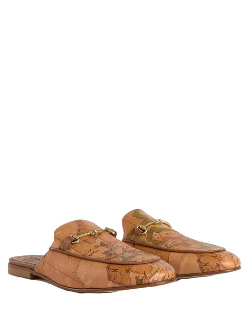 ALVIERO MARTINI PRIMA CLASSE GEO CLASSIC Leather slippers NATURAL - Women’s shoes