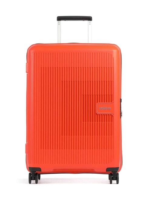 AMERICAN TOURISTER AEROSTEP Expandable medium size trolley BRIGHT ORANGE - Rigid Trolley Cases