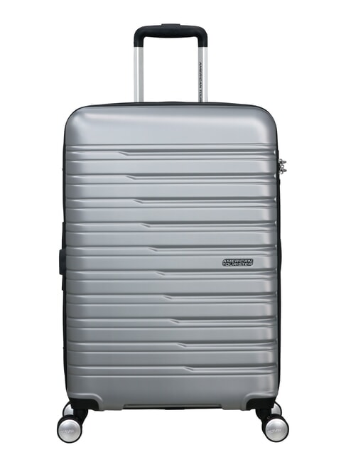 AMERICAN TOURISTER FLASHLINE Medium expandable trolley skysilver - Rigid Trolley Cases
