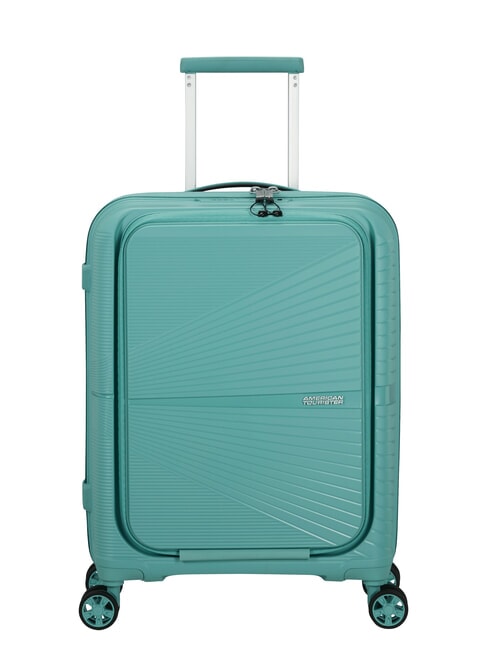 AMERICAN TOURISTER AIRCONIC Hand luggage trolley, 15.6 "PC holder dusty turquoise - Hand luggage