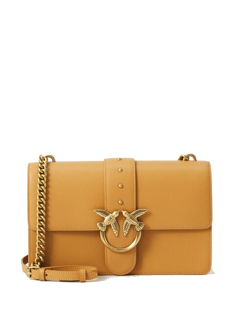 PINKO CLASSIC LOVE BAG One simply bag nougat-antique gold - Women’s Bags