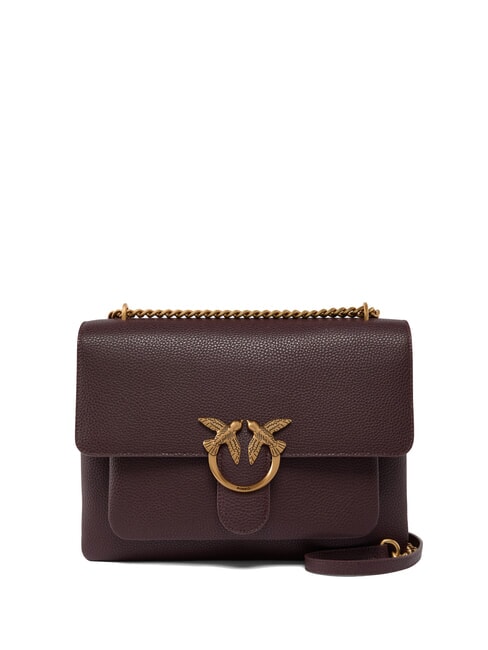 PINKO LOVE SOFT BIG  Shoulder bag / crossbody bag catawba grapes-antique gold - Women’s Bags