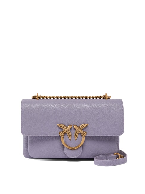 PINKO LOVE SOFT MINI Shoulder bag / crossbody bag ash purple-antique gold - Women’s Bags