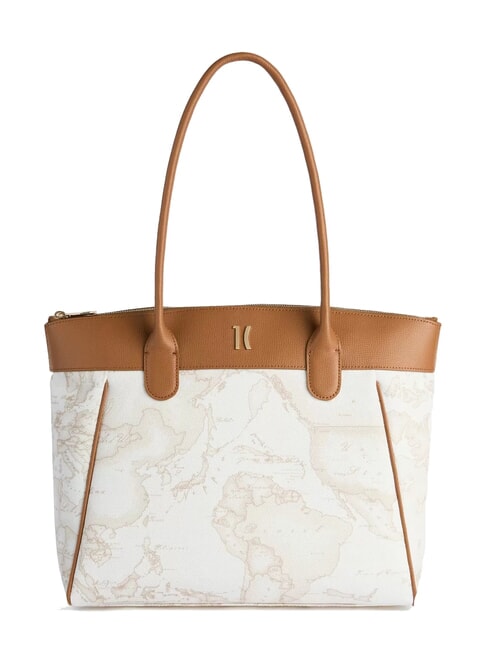 ALVIERO MARTINI PRIMA CLASSE HERITAGE GEO Shoulder shopping bag white - Women’s Bags
