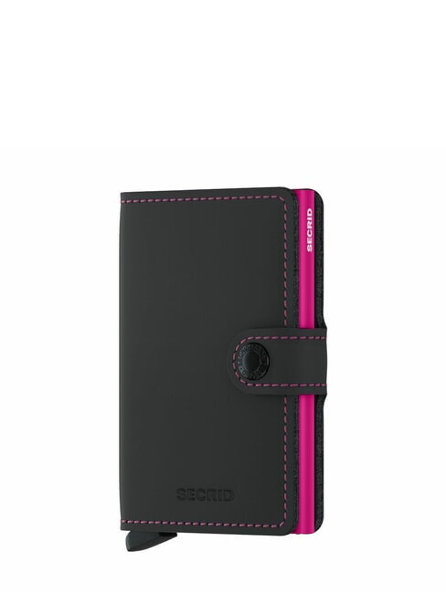 SECRID MATTE  Wallet with RFID blocking card holder black & fuchsia - Men’s Wallets