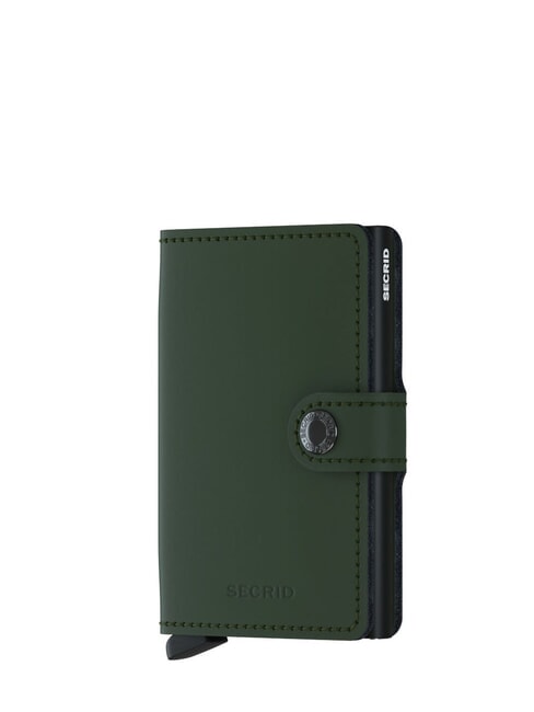 SECRID MATTE  Wallet with RFID blocking card holder green black - Men’s Wallets