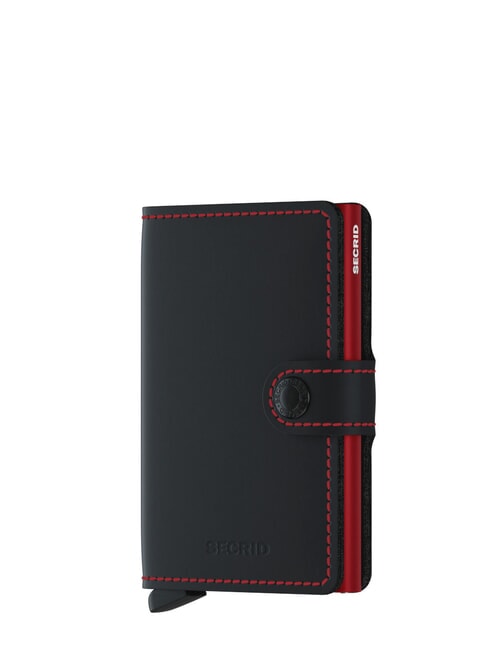 SECRID MATTE  Wallet with RFID blocking card holder black & red - Men’s Wallets