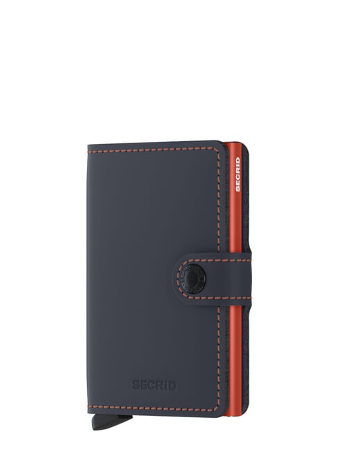 SECRID MATTE  Wallet with RFID blocking card holder night blue & orange - Men’s Wallets