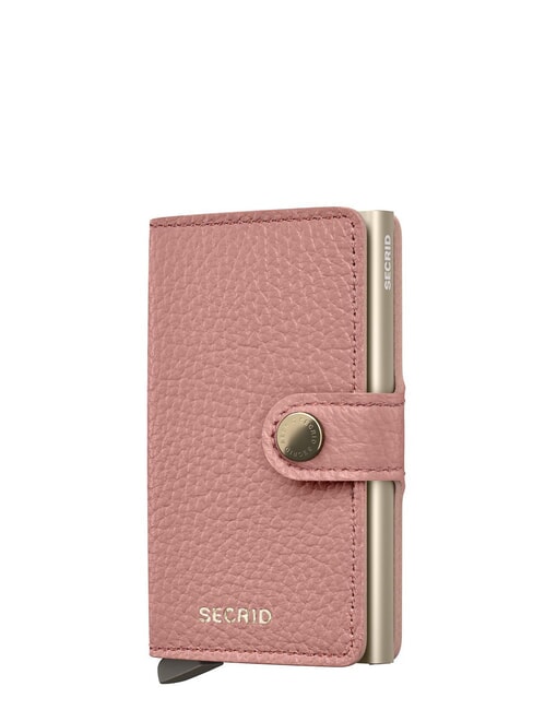 SECRID PEBBLE  Hammered leather wallet rose - Women’s Wallets
