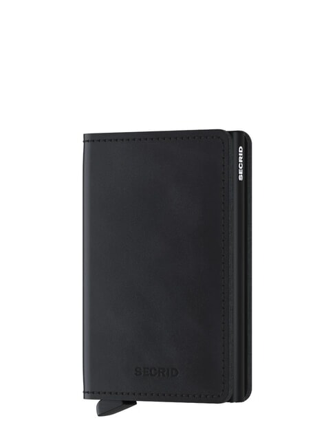 SECRID VINTAGE  Slim Leather Wallet black - Men’s Wallets