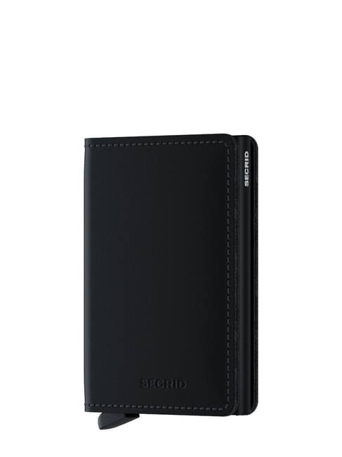 SECRID MATTE Slim Leather Wallet black - Men’s Wallets