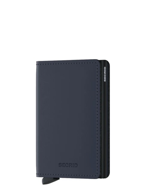 SECRID MATTE Slim Leather Wallet night blue - Men’s Wallets