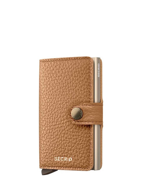 SECRID PEBBLE  Hammered leather wallet cappuccino - Women’s Wallets