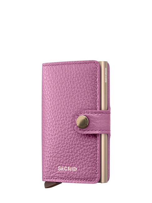 SECRID PEBBLE  Hammered leather wallet orchid - Women’s Wallets