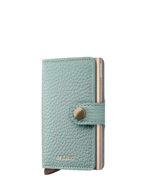 SECRID PEBBLE  Hammered leather wallet sea green - Women’s Wallets