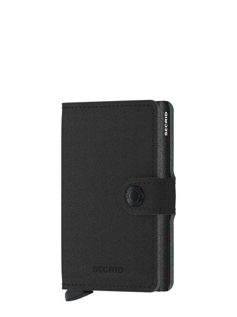 SECRID VINTAGE  Leather wallet with aluminum card holder black - Men’s Wallets