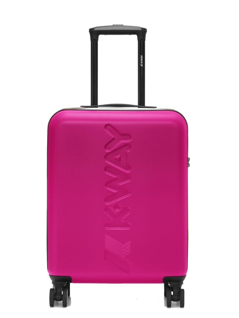 KWAY MAXILOGO Hand luggage trolley pink - blue md cobal - Hand luggage