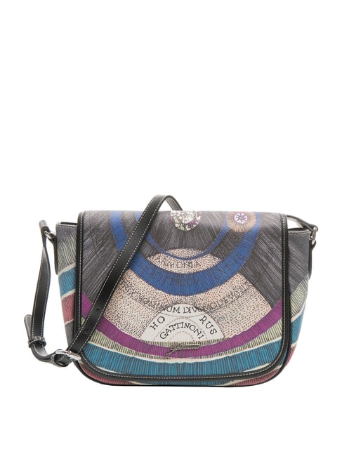 GATTINONI PLANETARIUM Shoulder bag with flap night/black - Women’s Bags