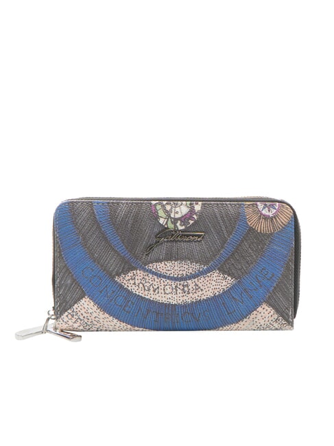GATTINONI PLANETARIUM Large double zip wallet night/black - Women’s Wallets