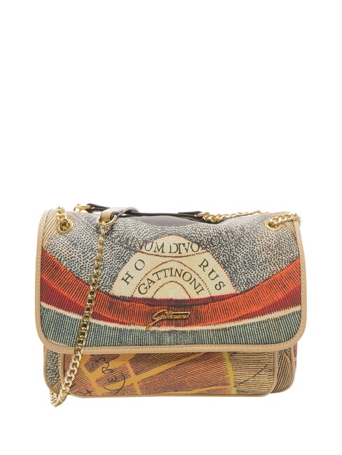 GATTINONI PLANETARIUM Convertible bag with flap classic/beige - Women’s Bags