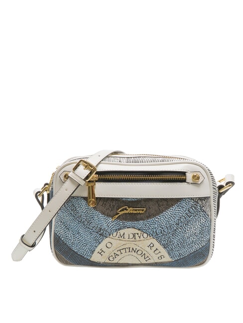 GATTINONI PLANETARIUM Shoulder bag with pocket moon/white - Women’s Bags