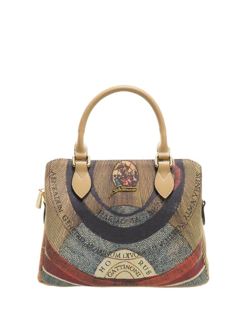 GATTINONI PLANETARIUM Medium handbag with shoulder strap classic/beige - Women’s Bags