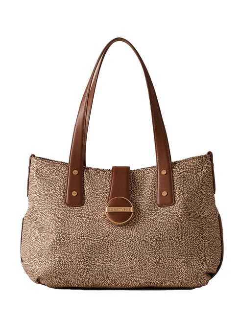 BORBONESE ECLIPSE  Shoulder Shopper Beiger sea - Women’s Bags