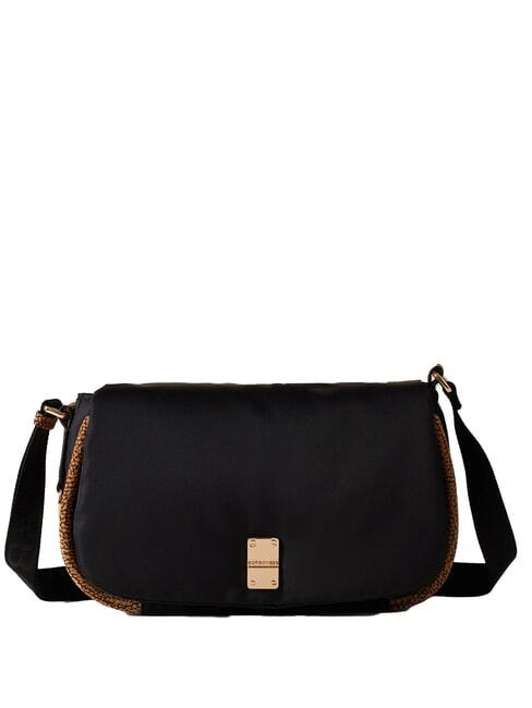 BORBONESE CAHIER  Shoulder bag black / natural op - Women’s Bags