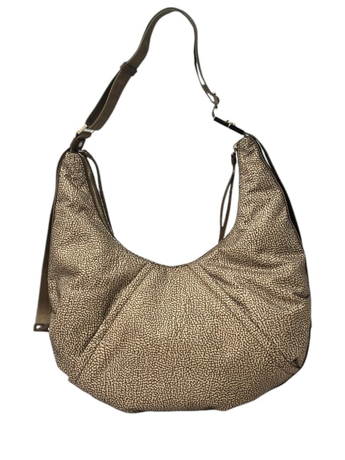BORBONESE FOLD Shoulder bag Beiger sea - Women’s Bags