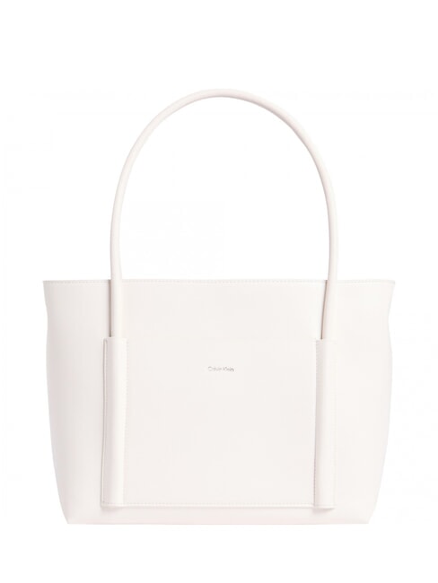 CALVIN KLEIN CK LINN MEDIUM Shoulder shopping bag chalk - Women’s Bags