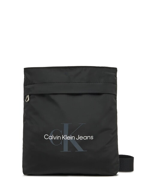 CALVIN KLEIN SPORT ESSENTIALS Recycled nylon bag on black - Over-the-shoulder Bags for Men