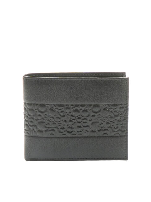 ROCCOBAROCCO VERTIGO Leather wallet with coin purse black - Men’s Wallets