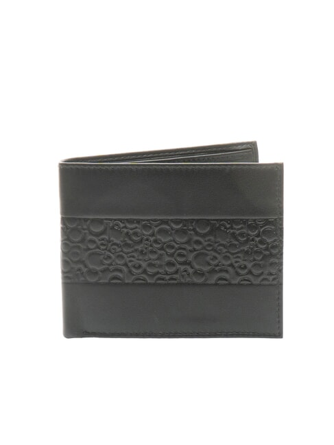 ROCCOBAROCCO VERTIGO Leather wallet flap cc and coin purse black - Men’s Wallets