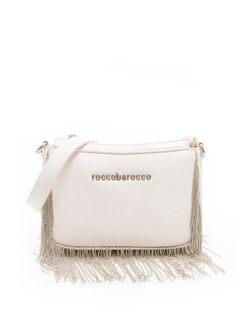 ROCCOBAROCCO FRINGES Shoulder bag with fringes white - Women’s Bags
