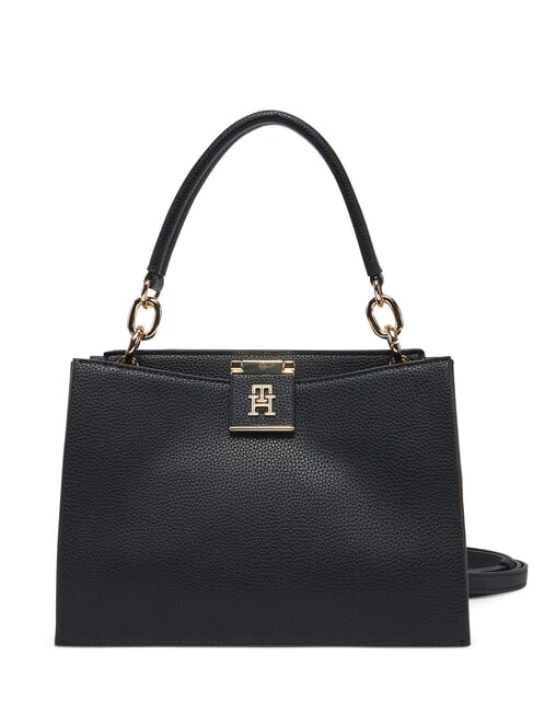 TOMMY HILFIGER TH HERITAGE Handbag, with shoulder strap black - Women’s Bags