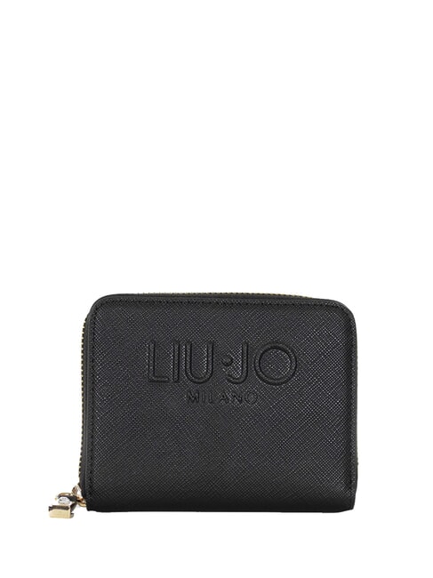 LIUJO CALIWEN S Small zip around wallet BLACK - Women’s Wallets