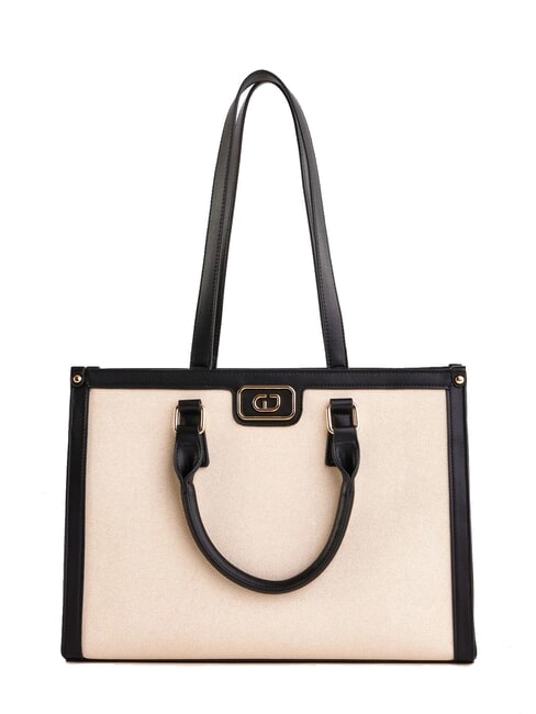 GAUDÌ DAKOTA Double portability canvas bag CREAM - Women’s Bags