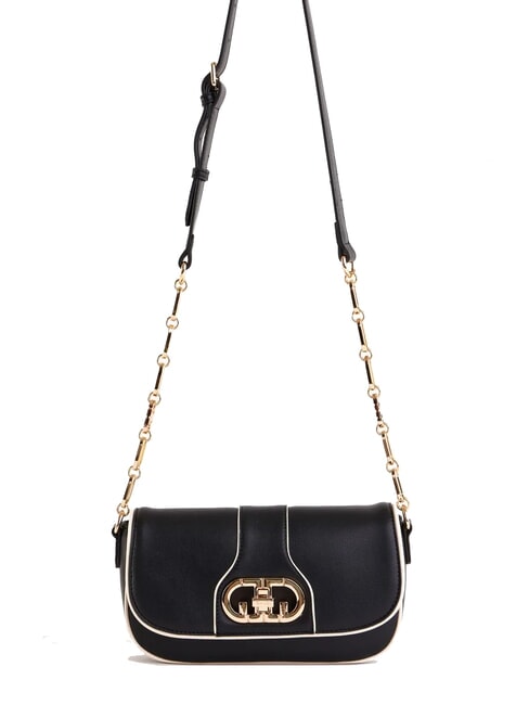 GAUDÌ DIANA Bag with flap and chain shoulder strap BLACK - Women’s Bags