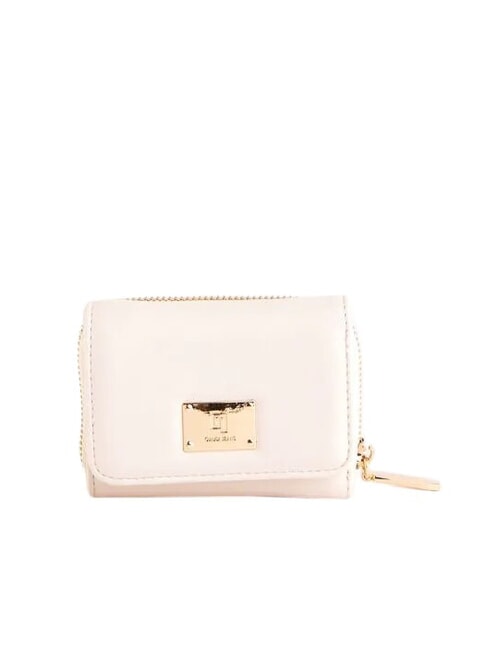 GAUDÌ DELFY Compact coin purse wallet CREAM - Women’s Wallets