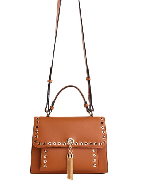GAUDÌ DIVA Studded satchel bag tan - Women’s Bags