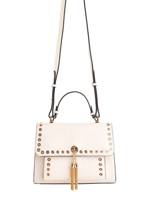 GAUDÌ DIVA Studded satchel bag white - Women’s Bags