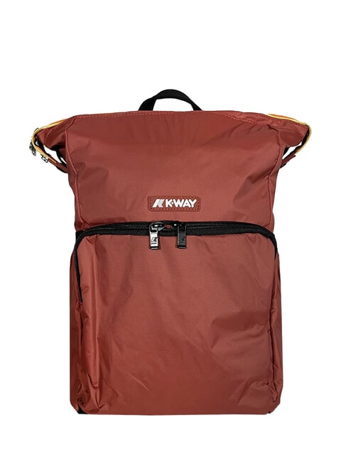 KWAY MAIZY 15.6" laptop backpack red brownish - Laptop backpacks